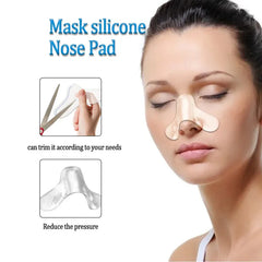 CPAP Gel Nasal Pad Cushion | Ventilator Mask Silicone Protective Patch alternate view