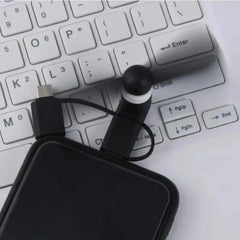 3 in 1 Universal Fan Mini Cooling Accessories USB Phone Cooler For iPhone 17-12 Samsun close-up view