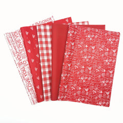 30Pcs Valentine's Day Red Parchment Paper Sheets | 5 Style Choices for Gift Wrapping alternate view