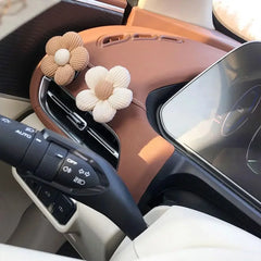 Sweet Flower Shaped Car Mini Hooks 2 Pcs