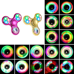Creative Luminous LED Light Fidget Spinner | Glow in the Dark Stress Relief Toy