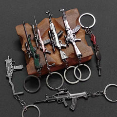 Mini Keychain Pendant Peace Elite 98k Alloy Gun Model PUBG Battlefield Boy Toy Handsome detail view