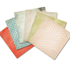 24 Sheets Craft Paper Pads for Scrapbooking | Double-Sided Background Paper Set alternate view