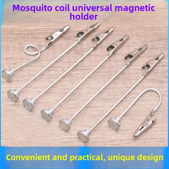 Magnetic Mosquito Coil Clip | Universal Magnetic Suction Holder for Camping and Home