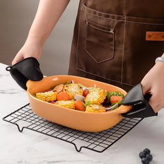 Silicone Heat Resistant Pinch Mitts | Anti Scalding Non Slip Oven Gloves for Cooking alternate view