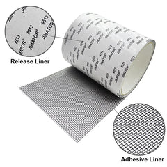 Window Mosquito Net Repair Tape | Self-Adhesive Screen Patch for Broken Holes close-up view