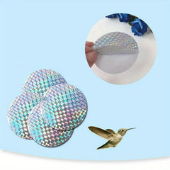 20 Pcs Reflective Bird Repellent Sticky Tape | Effective Pigeon Scare Tool for Garden an detail view