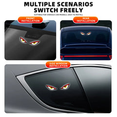 Devil’s Eye Car Warning Light | Solar and USB-C Rechargeable Safety Lamp close-up view