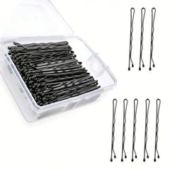 60/600pcs Black Hairpins for Women Hair Clip Lady Bobby Pins Invisible Wave Curly Bri alternate view