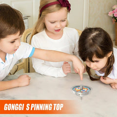 Korean Rotating Top Toy 3D Print Gyro Toys Interaction Game Gyroscope Relief Stress R alternate view