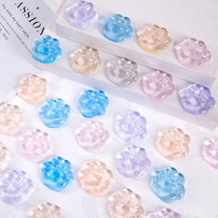 Kawaii Cat Paws Sticky Squeeze Toys Soft Realistic Quick Rebound Jelly Mini Cat Paws T close-up view