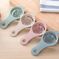 Wheat Straw Egg Separator | Easy Yolk White Kitchen Tool detail view