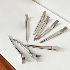 Metal Duckbill Crocodile Hair Clips for Styling and Sectioning