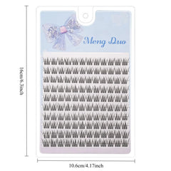 1/Box 120 Bundles Mink False Eyelashes Natural Russian 3D Lashes Individual Eyelash Ex close-up view