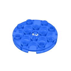 Gobricks GDS-841 Round Plate 4x4 with Hole | Compatible Building Block for DIY Creations detail view