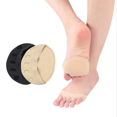 2PCS Five Toes Forefoot Pads Invisible Shoe Pads Socks Women Half Insoles for High Heel Shoes Pads Sweat Absorption Anti-slip