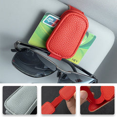 BLALION Car Sun Visor Clip Glasses Cards Case