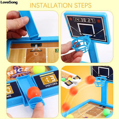 Children Basketball Stand Desktop Shooting Game Machine Educational Toys Perfect for K close-up view