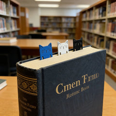 "Read for Growth" Reading Bookmarks, Creative Cat-Themed Labels, Reading Gifts for Book detail view