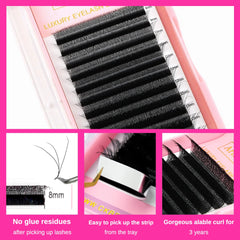 ARTSTAR W Shaped Premade Fan Eyelash Extensions | 3D 4D 5D 6D Volume Lashes alternate view