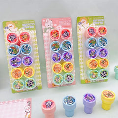 10Pcs Italian Brainrot Seal Gift Cartoon Animal Stamps Birthday Party Favors Classroom R detail view