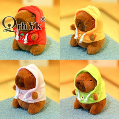 Capybara Plush Keychain | Cartoon Bag Pendant and Car Keyring detail view