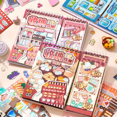 30pcs Daily Life Sticker Book | Organized Journal Supplies