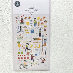 Korean Import Suatelier Daily Exercise DIY Scrapbooking Diary Stationery Stickers School Supplies Gift
