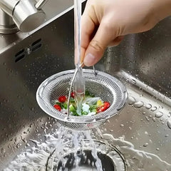 1pc Kitchen Sink Strainer W/Handle, RV Kitchen Sink, Sink Waste Strainer, Stainless S alternate view