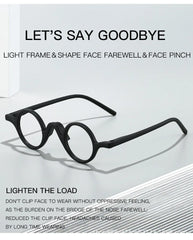 1PCS 26New Reading Glasses Man Woman High Quality Retro Circle Unisex Readers Fashion alternate view