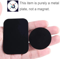 5pcs/Set Metal Disk Plate for Magnetic Phone Holder Black Iron Sheet Disk Sticker Car Phone Magnet Stand Accessories for car