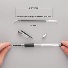 Business Ballpoint Pen Large Capacity 0.5mm Black/Red/Blue Replaceable Refill Stationery detail view