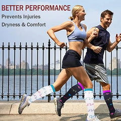 58 Styles Compression Socks Women Medical Nursing Stockings 20-30mmHg Edema Diabetes Varicose Veins Running Compression Socks