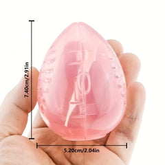 Clear Makeup Sponge Case | Transparent Beauty Blender Holder for Travel alternate view