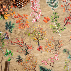 90pcs Floral and Nature Sticker Pack | Creative DIY Decals for Journaling and Phone Case detail view