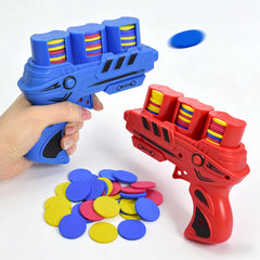 Kids Foam Disc Launcher Gun | Safe Outdoor Flying Saucer Toy alternate view