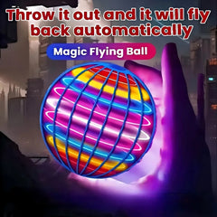 Magic Flying Ball Mini Toy Automatic Obstacle Avoidance UFO Boomerang Spinner Ball Toys for Adults K
