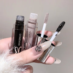 SHAQINUO Water Light Mirror Lip Gloss | Long-Lasting Moisturizing Lip Oil with Pearle alternate view