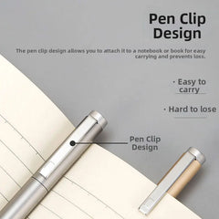 Metal Sign Pen 0.5mm Gel Ink Pens Golden Silver Color Metallic Writing Pen Office