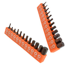 12/24pc Hex Screwdriver Bit Set | Alloy Steel Magnetic 25mm 1/4in Hex Shank Bit Set f alternate view