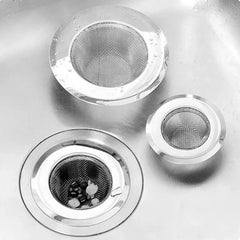 Kitchen Sink Strainer | Stainless Steel Mesh Drain Filter for Sink and Bathroom close-up view