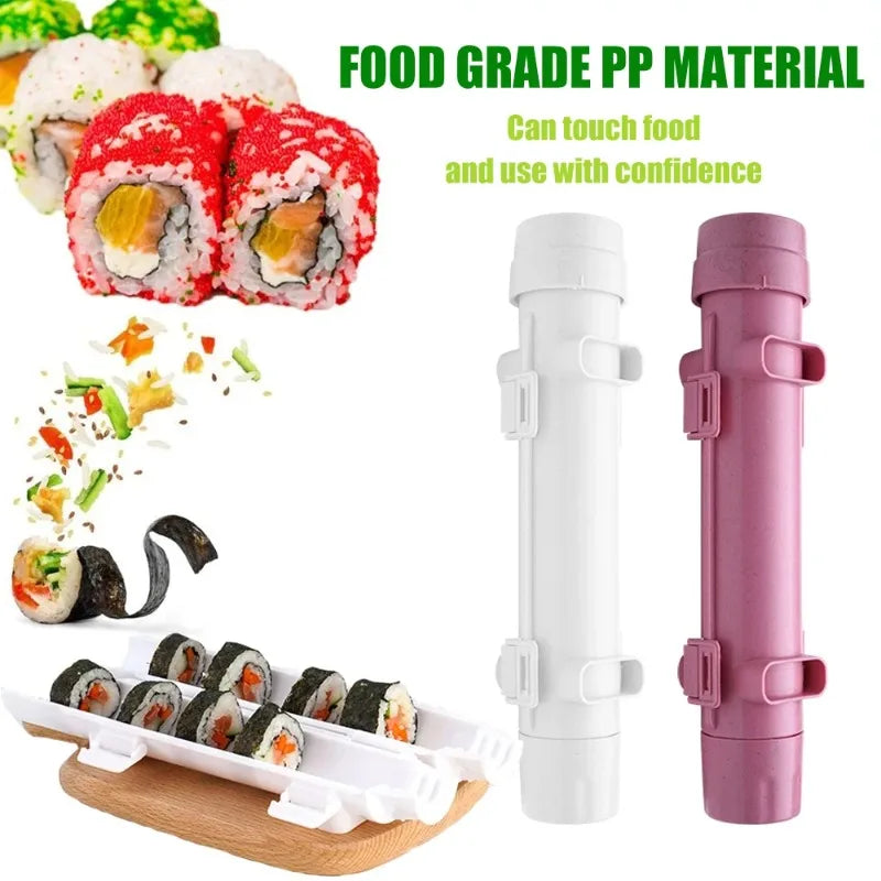 Tool Sushi Maker Quick Sushi Bazooka Japanese Rolled Rice Meat Mold Bento