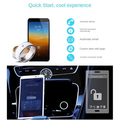 Stainless Steel NFC Smart Ring Magic Wear Multifunctional NFC Finger Ring Wearable Co alternate view