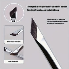 2/5Pc Karsyngirl Upgrade Blade Eyeliner Brush Ultra Thin Fine Angle Flat Eyebrow Brush U detail view