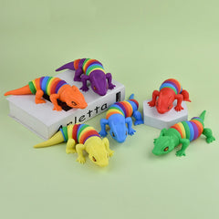 2025 New Fidget Slug Toy for children 3D Colorful Sensory Slug Relieves Fun Decompress close-up view