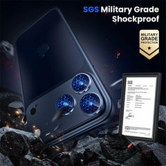 Tempered Glass Lens Screen Protector for IPhone 17 Air 16 15 14 Pro Max Plus 13 Mini 17Pro 17Air ProMax Metal Ring Film Cover
