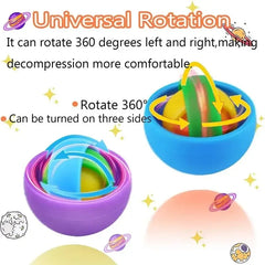 Fidget Spinner Gyro Ball | Infinite Flip Decompression Sensory Toy for ADHD and Autis alternate view