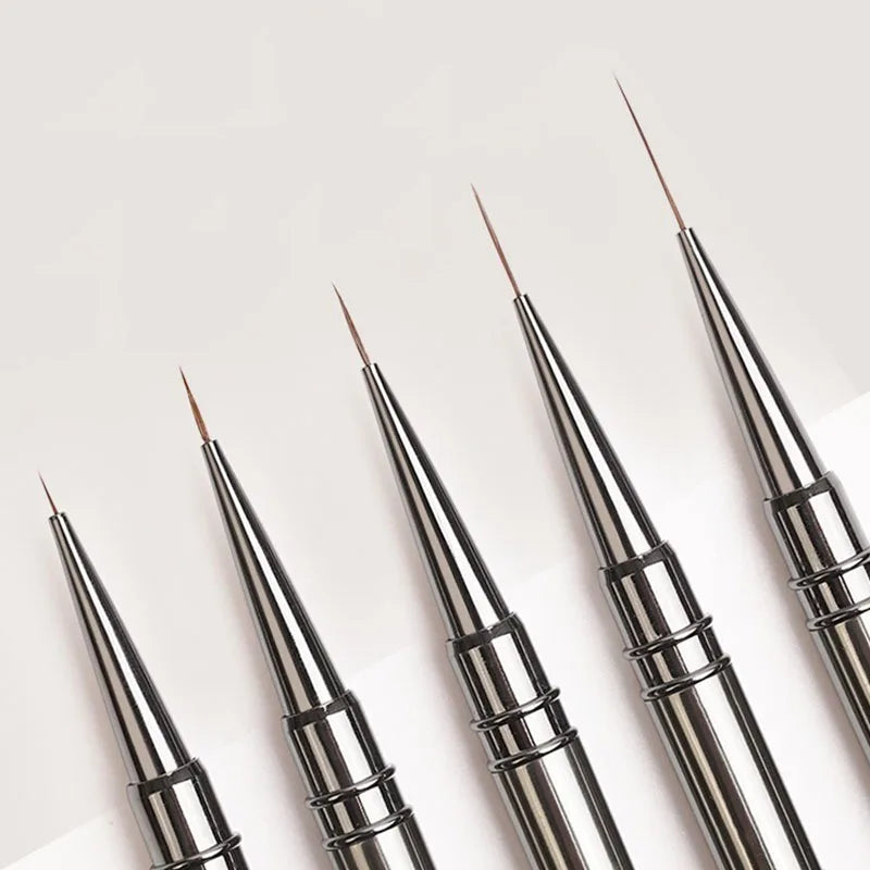Nails Art Liner Brushes Striping Drawing Elongated Lines Painting 6/9/12/15/18mm Nail Professional M