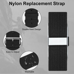 For Hume Strap Adjustable Replacement Nylon Wristband Breathable Sport Wrist Band for close-up view