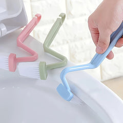 1/2/3PCS Curved Toilet Brush Long Handle Toilet Cleaning Brushes Household Deep Cleani close-up view